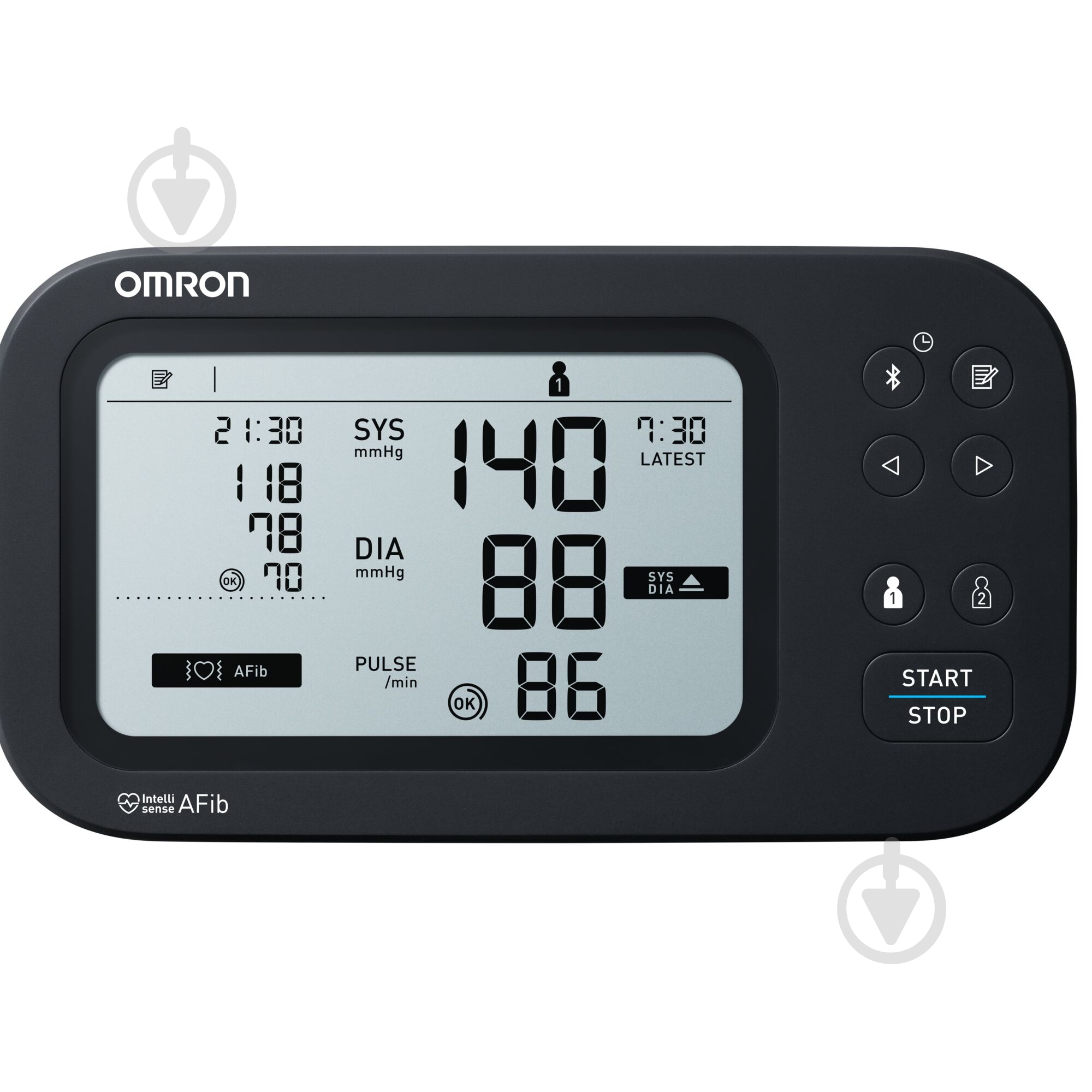 Тонометр Omron M7 Intelli IT AFIB HEM-7380T1-EBK - фото 1 Тонометр Omron M7 Intelli IT AFIB HEM-7380T1-EBK - фото 1