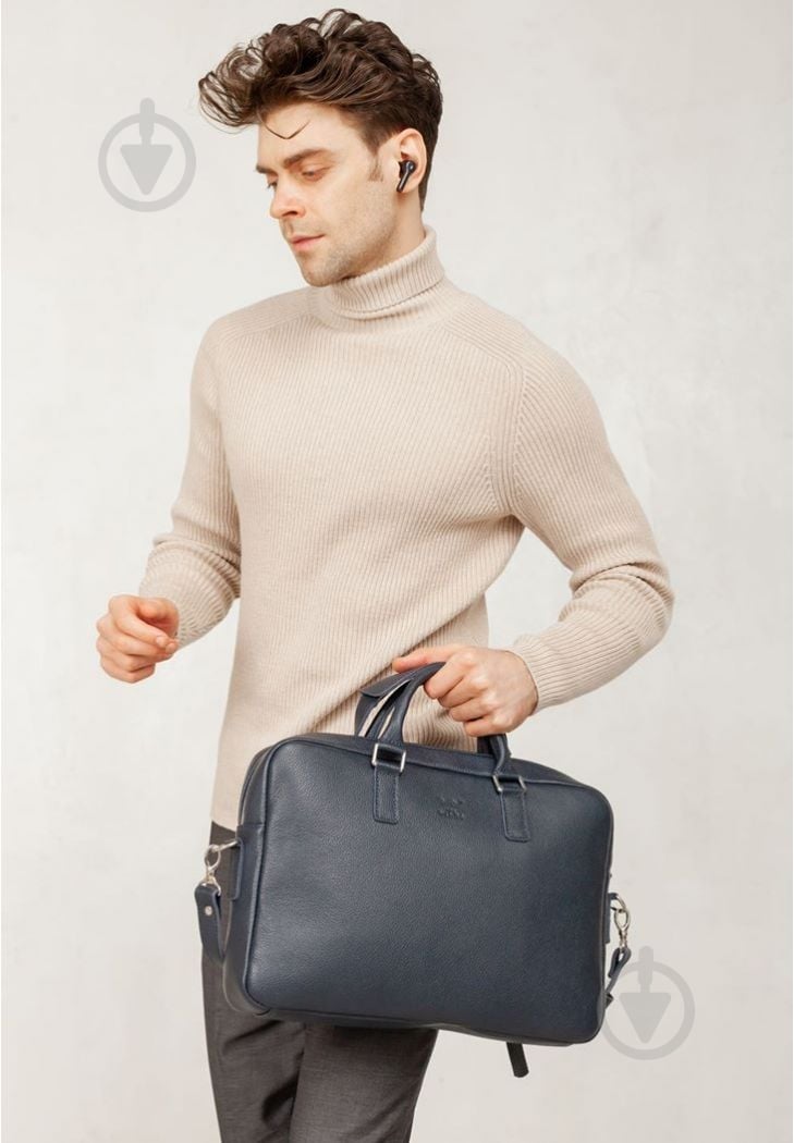 Сумка для ноутбука Wings Briefcase 2 синій TW-Briefcase-2-blue-flo - фото 6