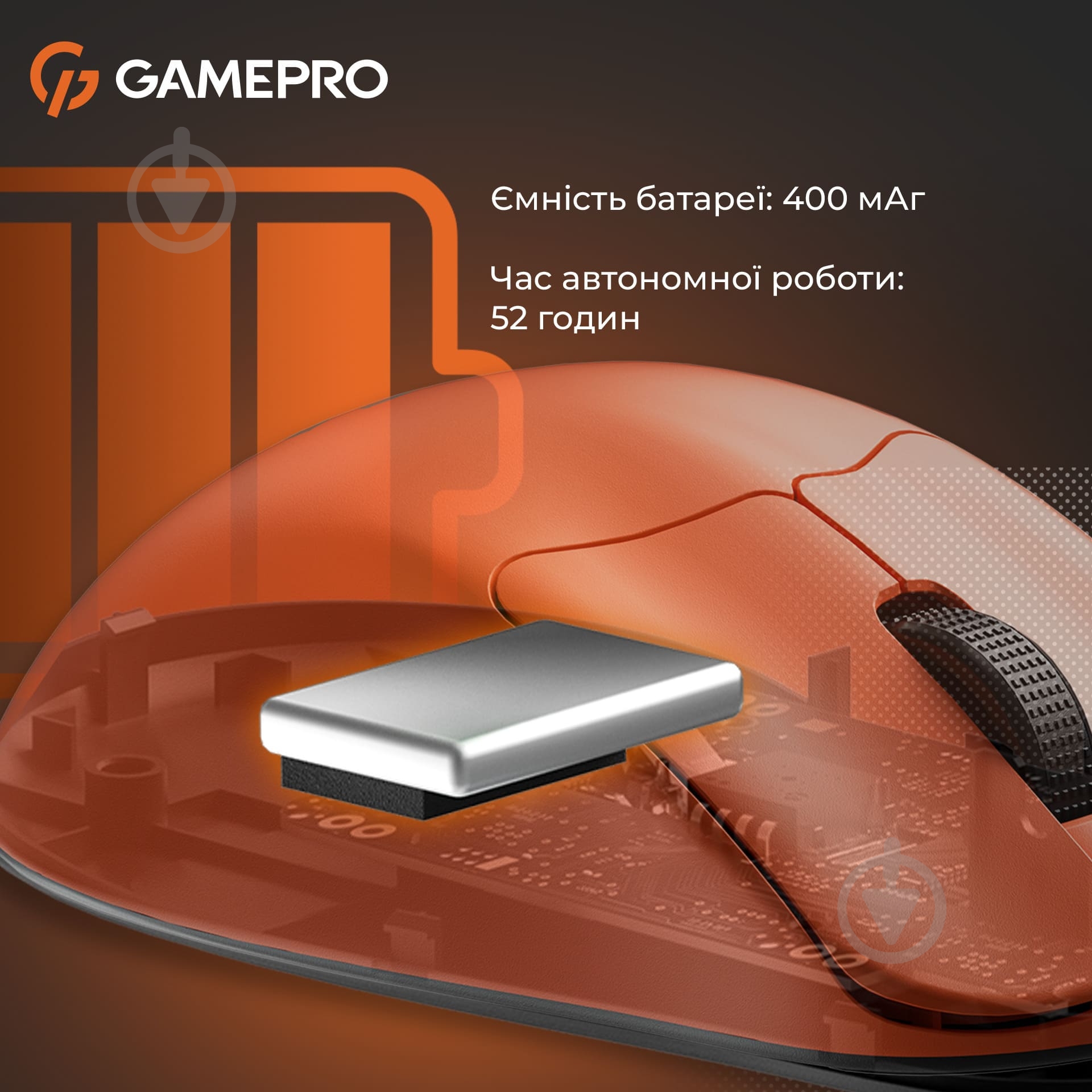 Мышка беспроводная GamePro Genesis Avenger white (GM096O) - фото 8 Мышка беспроводная GamePro Genesis Avenger white (GM096O) - фото 8