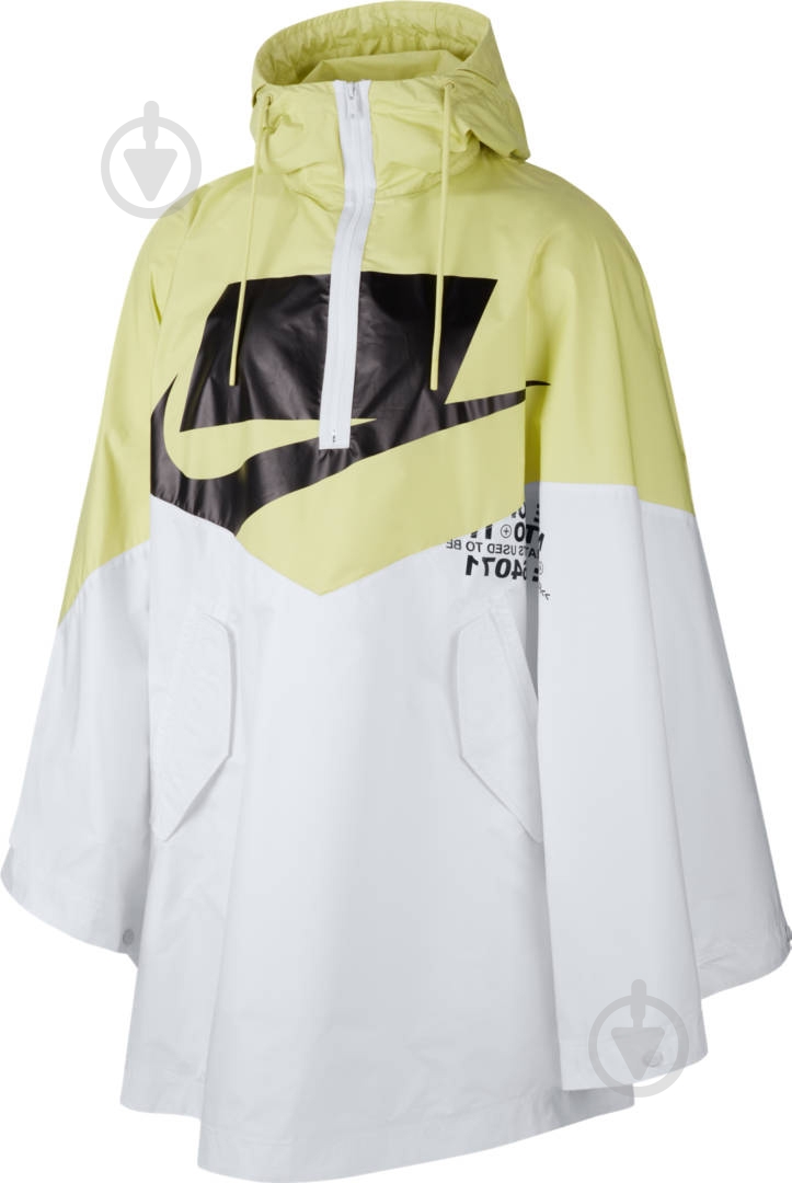 Ветровка мужская демисезонная Nike M NSW NSW WR PONCHO WVN CJ5059-367 р.one size белая - фото 1 Ветровка мужская демисезонная Nike M NSW NSW WR PONCHO WVN CJ5059-367 р.one size белая - фото 1