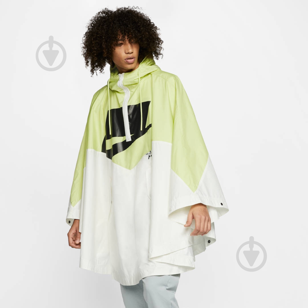 Ветровка мужская демисезонная Nike M NSW NSW WR PONCHO WVN CJ5059-367 р.one size белая - фото 4 Ветровка мужская демисезонная Nike M NSW NSW WR PONCHO WVN CJ5059-367 р.one size белая - фото 4