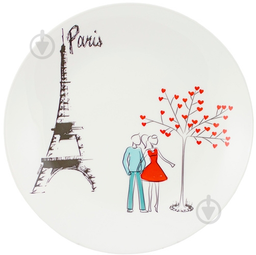 Тарелка обеденная Arcopal Lutecia 25 см белая P4426 - фото 1