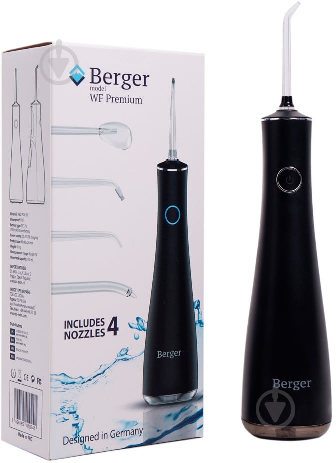 Ирригатор Berger WF Premium Black - фото 4