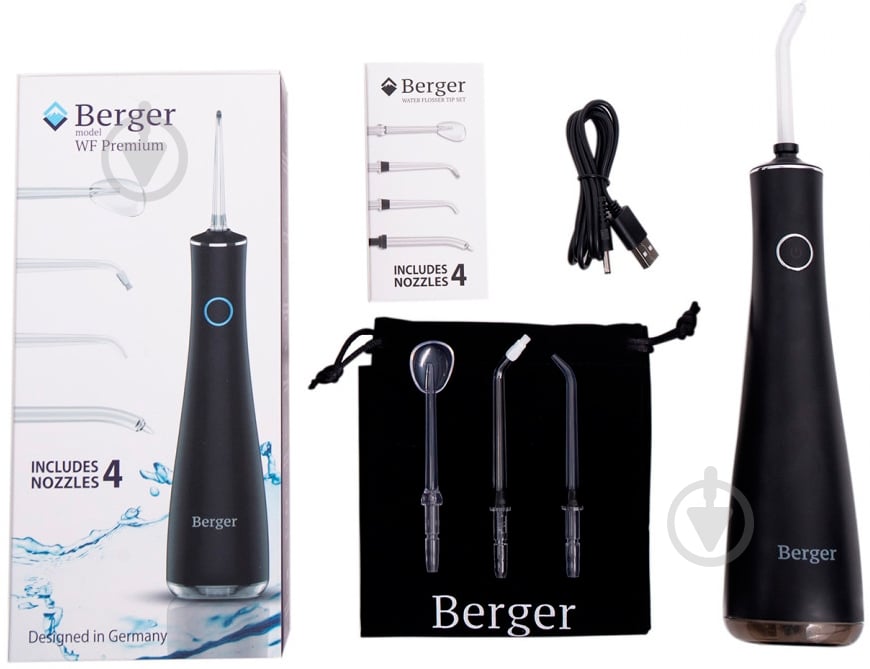 Ирригатор Berger WF Premium Black - фото 5