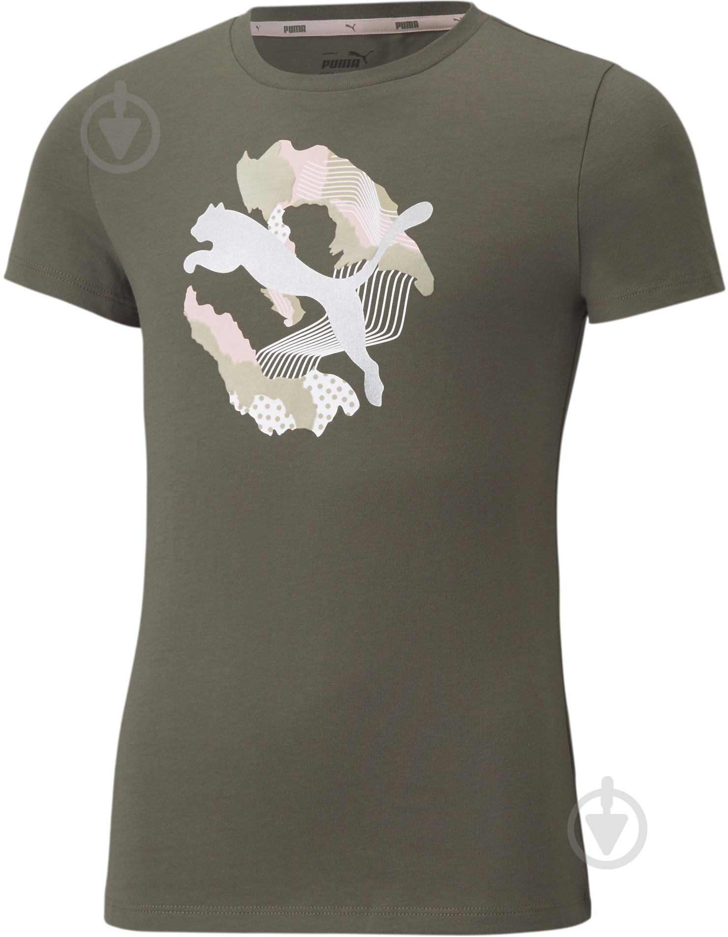 Футболка Puma Alpha Tee 58922844 хаки - фото 1