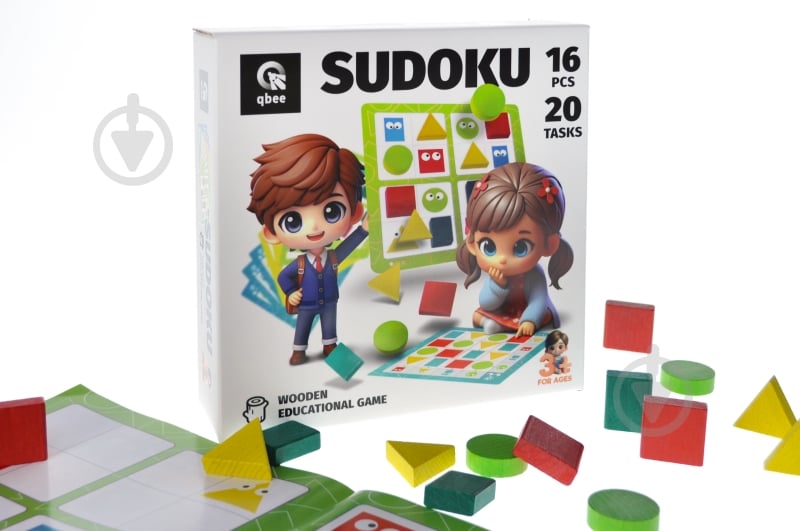 Игра-логика qbee Судоку геометрическое QB800-001 - фото 1