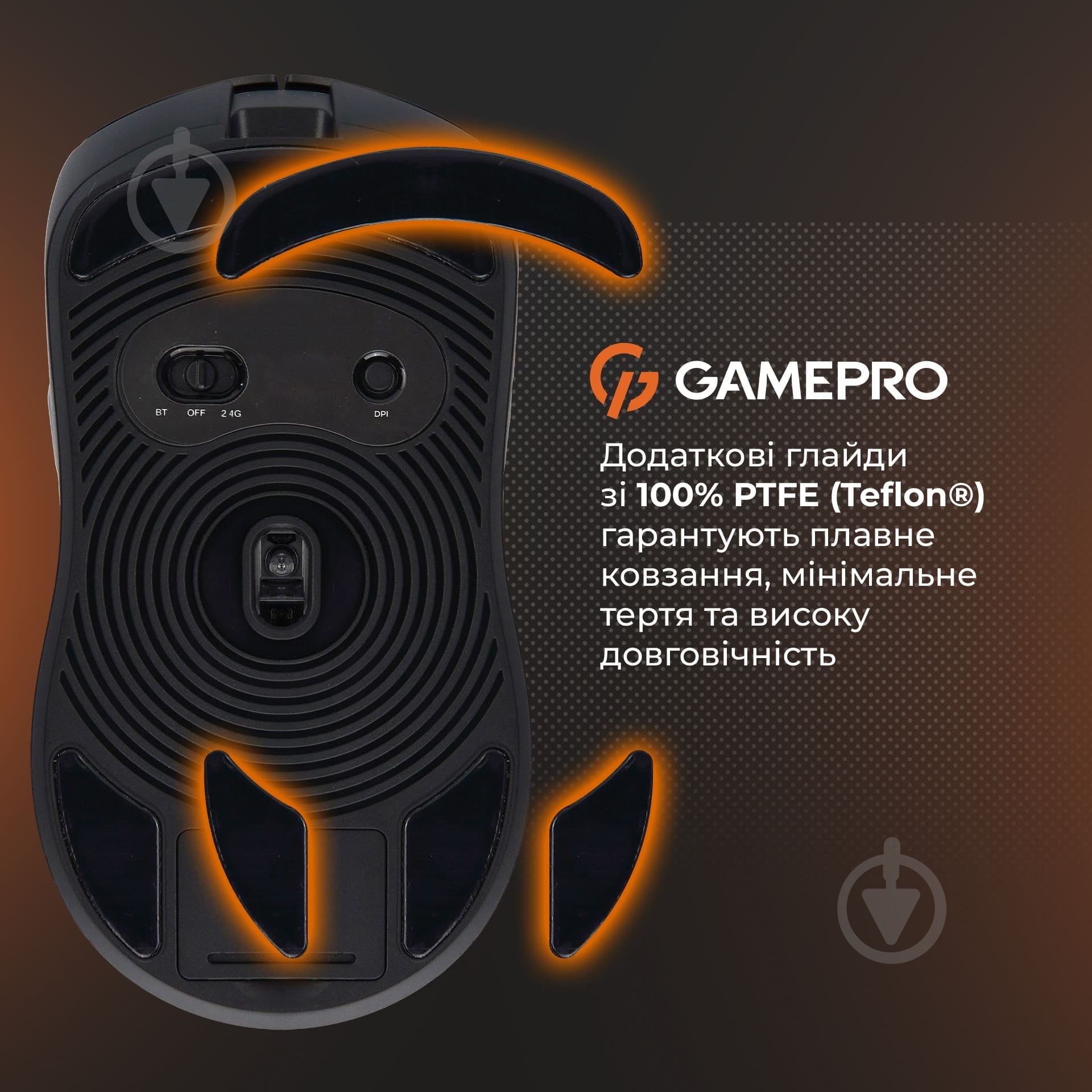 Мишка бездротова GamePro Genesis Ranker black (GM012B) - фото 12