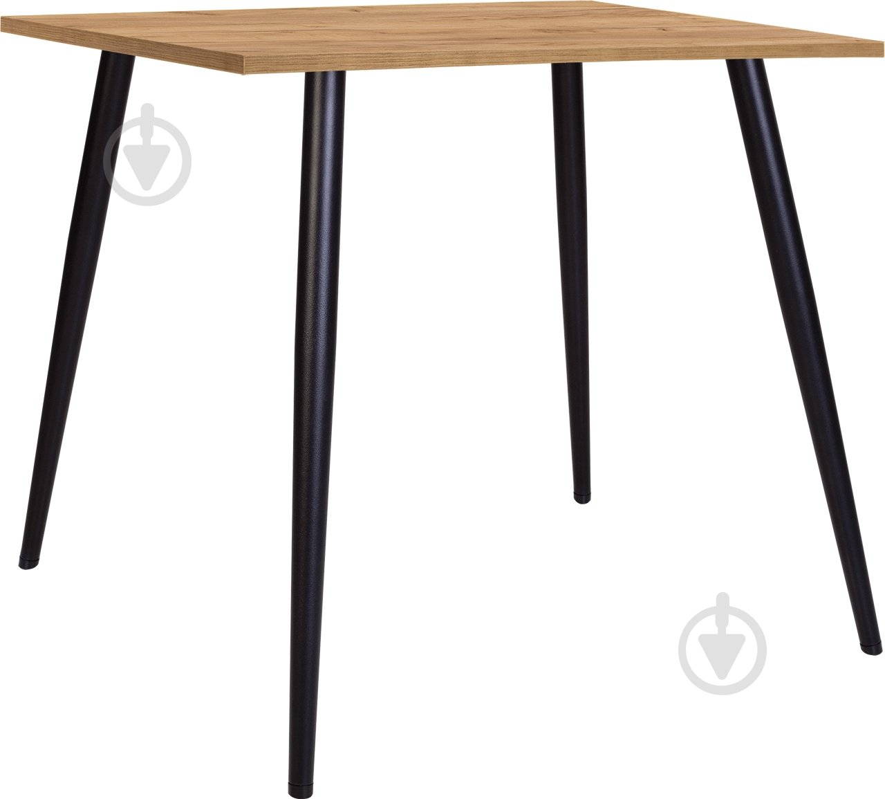 Стіл обідній Nowy Styl MODERN LITE BLACK (18) 800х1200х750 мм чорний/дуб крафт - фото 1
