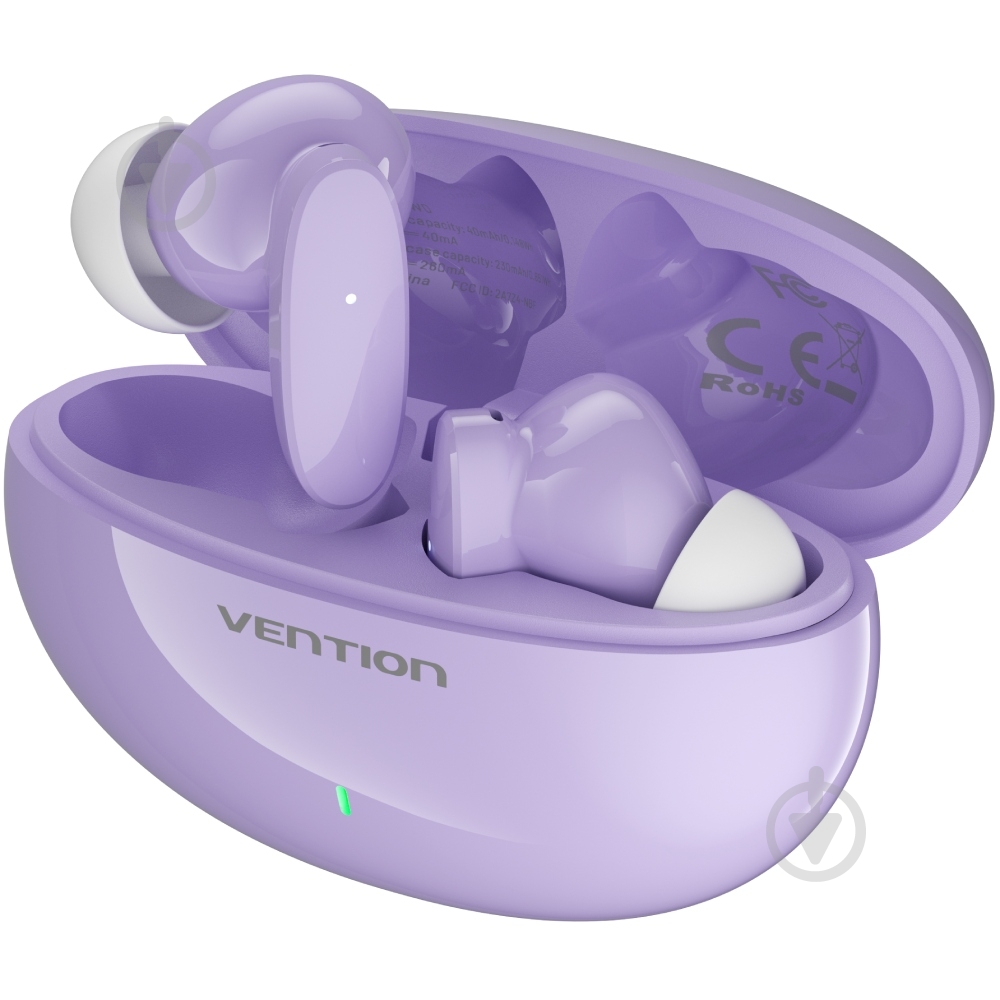 Гарнитура Vention Elf Earbuds E01 purple (NBFV0) - фото 2
