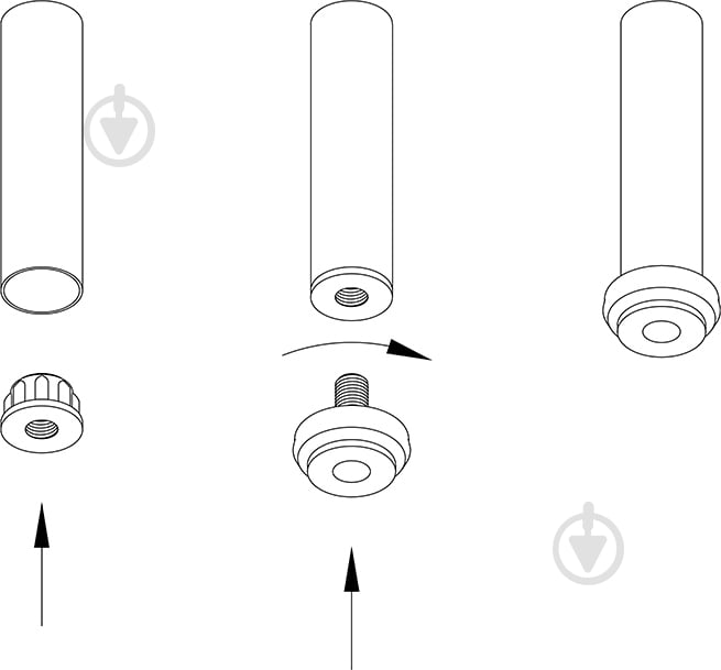 Ніжка з різьбою DC R-13M підп'ятник джокер - фото 4
