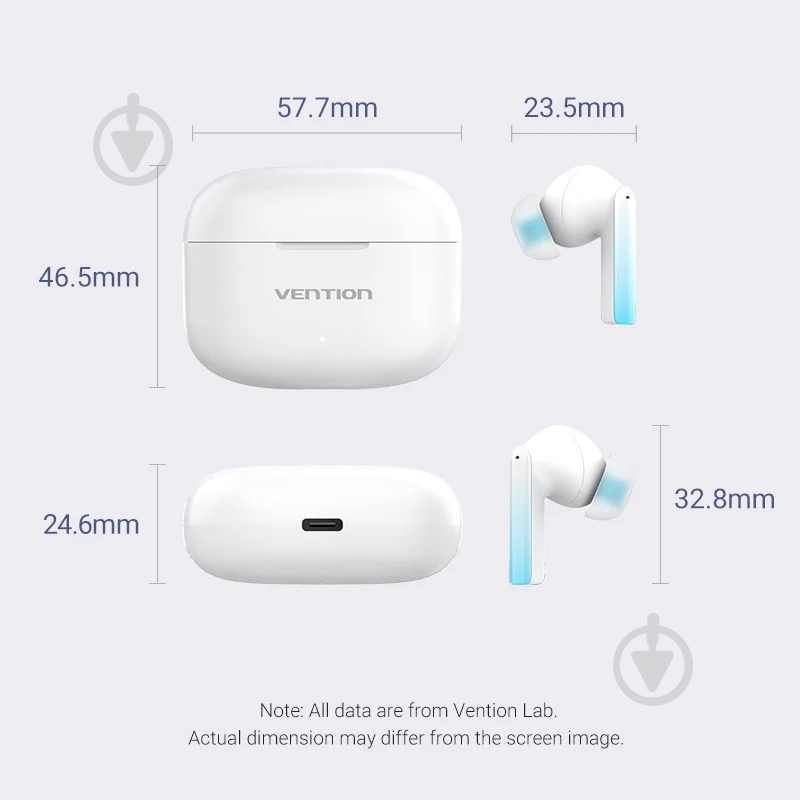 Гарнитура Vention Elf Earbuds E04 white (NBIW0) - фото 2 Гарнитура Vention Elf Earbuds E04 white (NBIW0) - фото 2