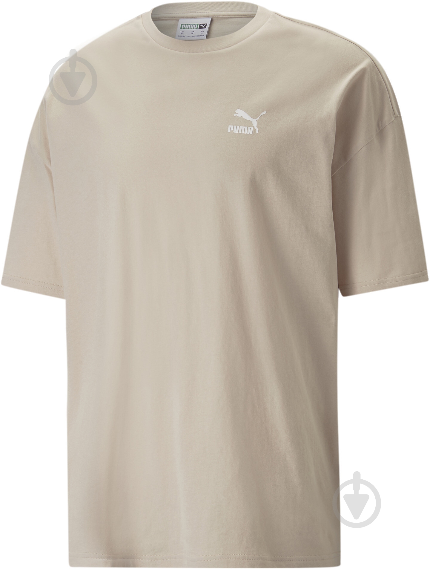 Футболка Puma CLASSICS OVERSIZED TEE 53807088 р.M бежевый - фото 1 Футболка Puma CLASSICS OVERSIZED TEE 53807088 р.M бежевый - фото 1