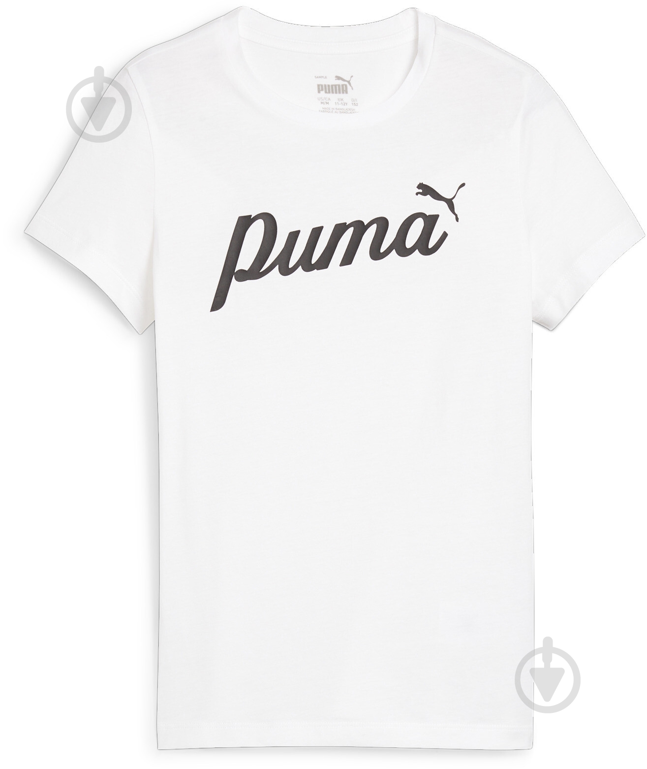 Футболка Puma ESS+ SCRIPT TEE G 67940202 р.128 білий - фото 1