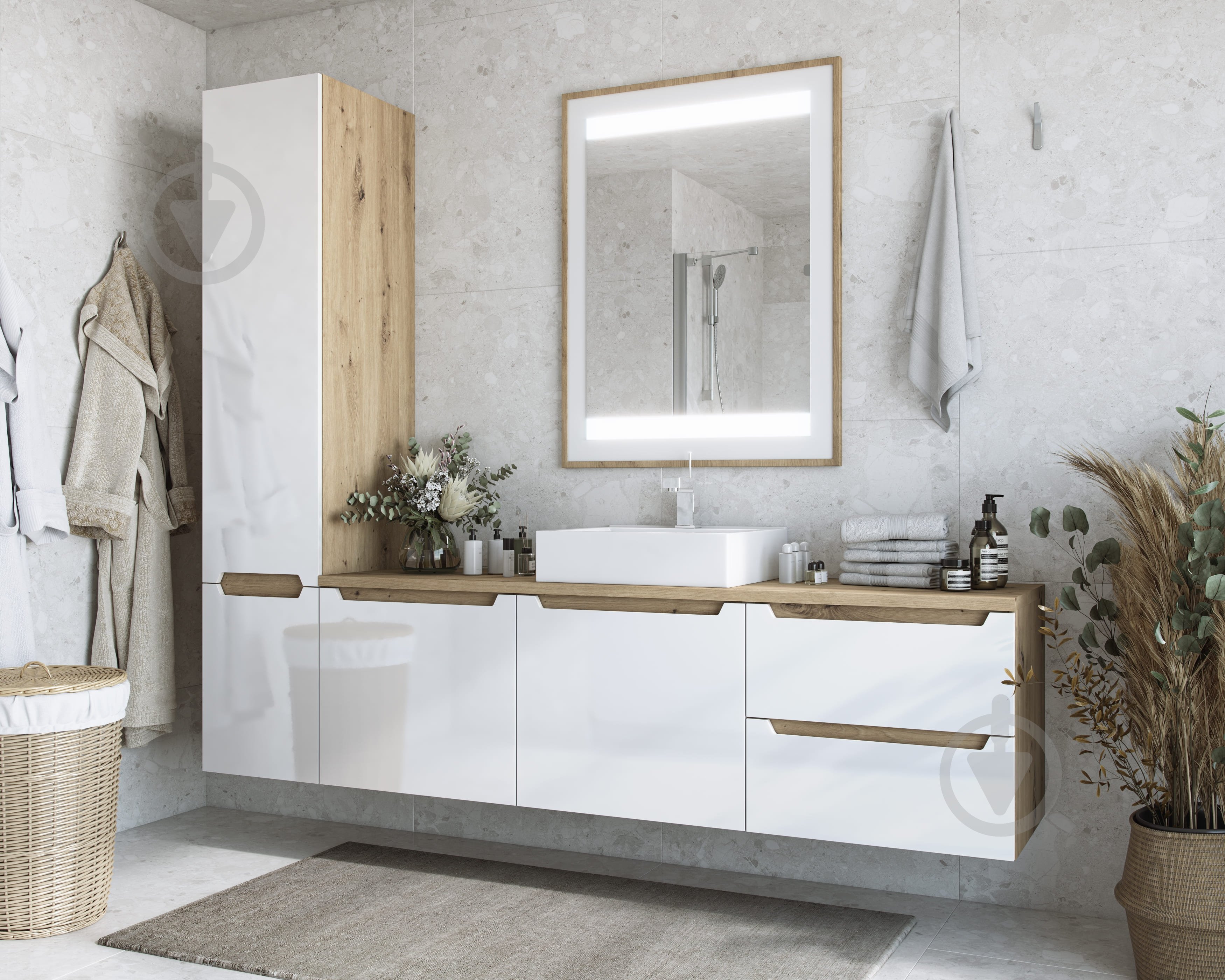 Стільниця Грейд 1800хх28х466 МС Дакота дуб артізан - фото 2 Стільниця Грейд 1800хх28х466 МС Дакота дуб артізан - фото 2