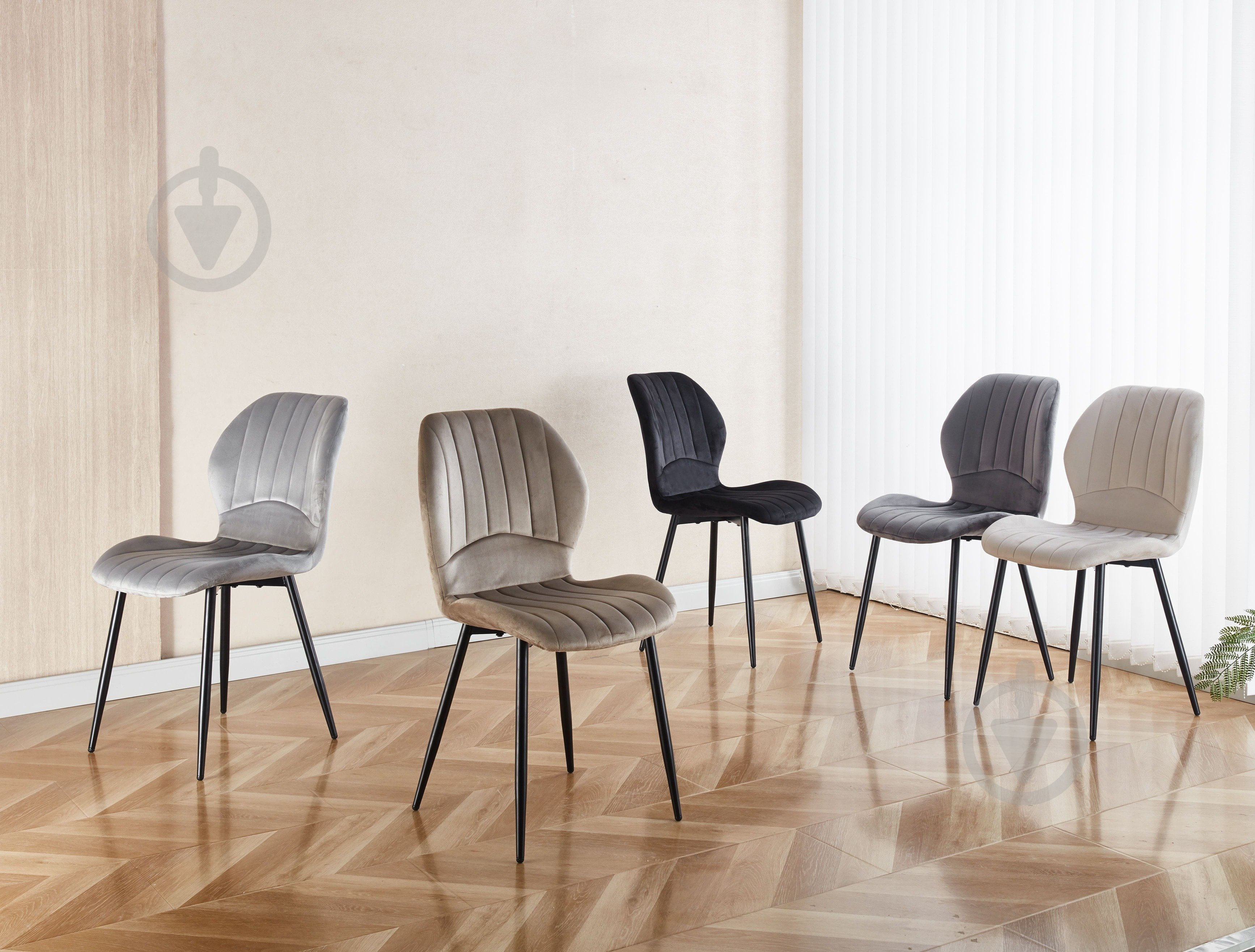 Стілець Fly FS-21 Cappuccino-12 капучино / чорний - фото 8 Стілець Fly FS-21 Cappuccino-12 капучино / чорний - фото 8