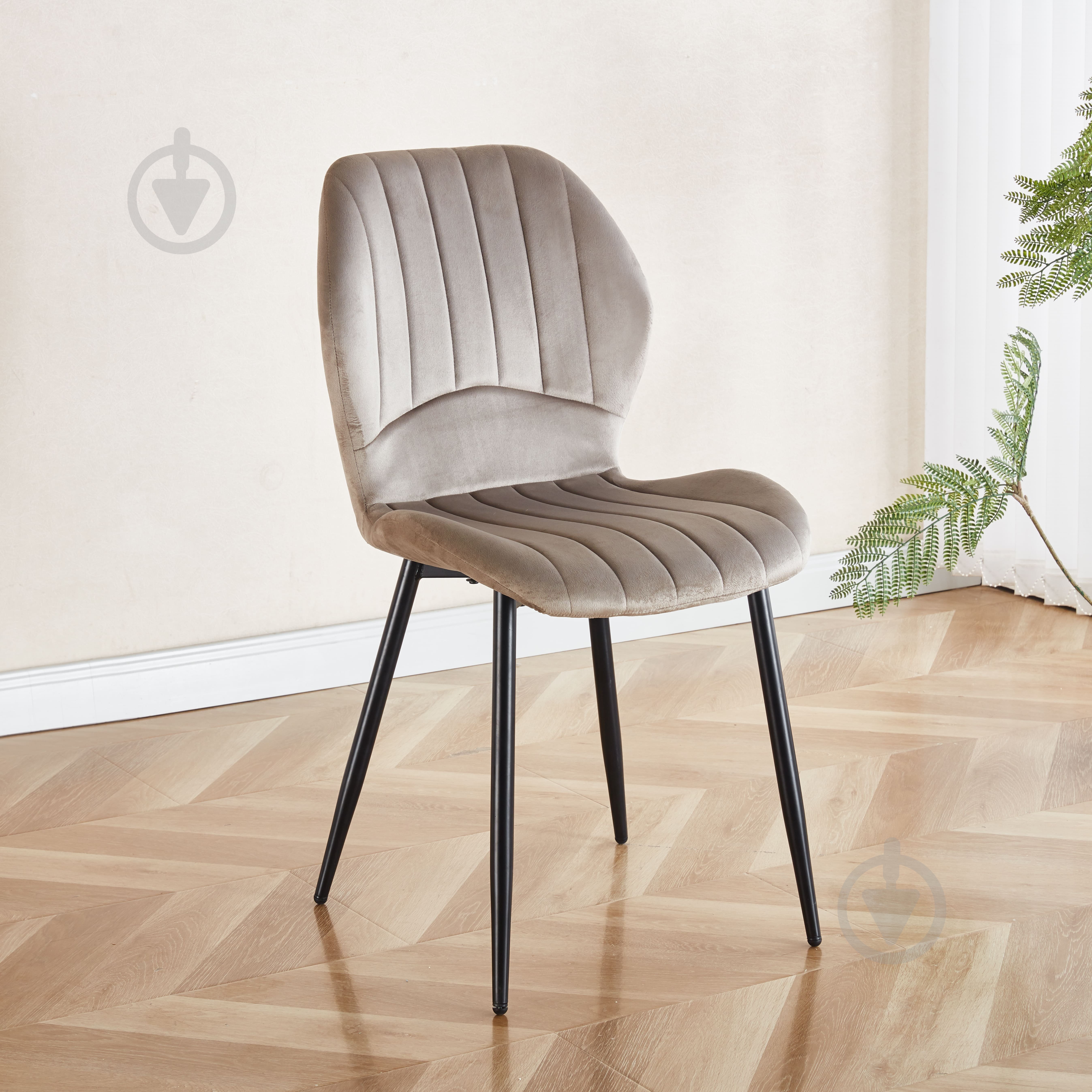 Стілець Fly FS-21 Cappuccino-12 капучино / чорний - фото 6 Стілець Fly FS-21 Cappuccino-12 капучино / чорний - фото 6