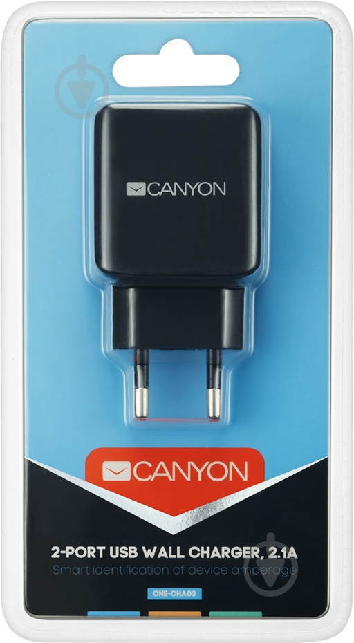 Сетевое зарядное устройство Canyon CNE-CHA03B - фото 3 Сетевое зарядное устройство Canyon CNE-CHA03B - фото 3