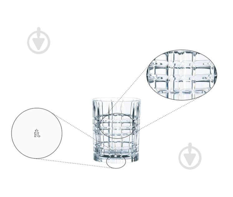 Набор стаканов низких Nachtmann Square 101003420 345 мл 4 шт. - фото 4 Набор стаканов низких Nachtmann Square 101003420 345 мл 4 шт. - фото 4