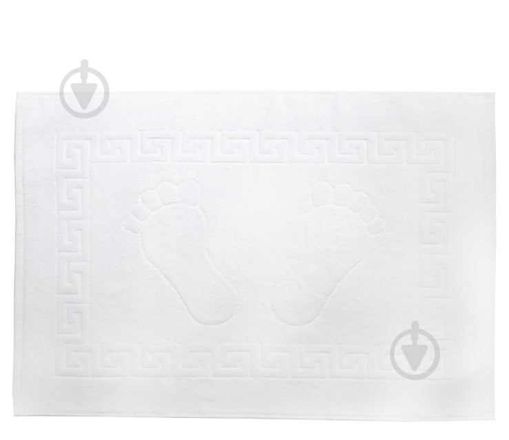 Коврик для ног 50x70 см белый с рисунком HoReCa - фото 2 Коврик для ног 50x70 см белый с рисунком HoReCa - фото 2