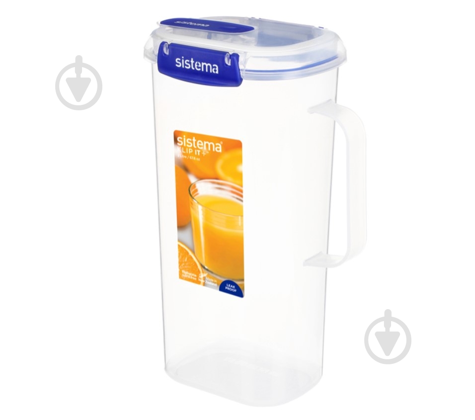 Кувшин Sistema KLIP IT PLUS 2 л пластик 02500181 - фото 1