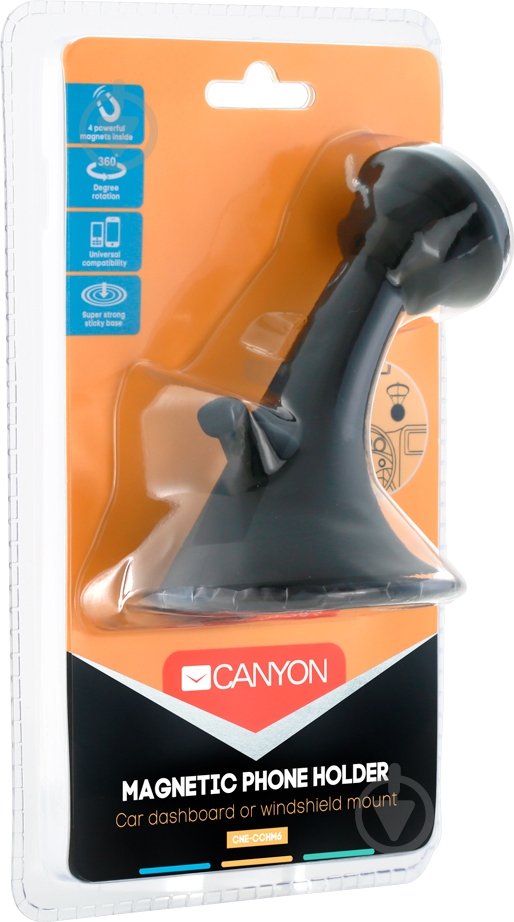 Автодержатель Canyon 97x67,5x107 мм (CNE-CCHM6) - фото 4 Автодержатель Canyon 97x67,5x107 мм (CNE-CCHM6) - фото 4