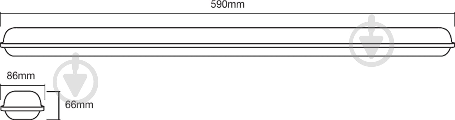 Світильник лінійний Ledvance/Osram LED 18 Вт 4000 К білий - фото 4