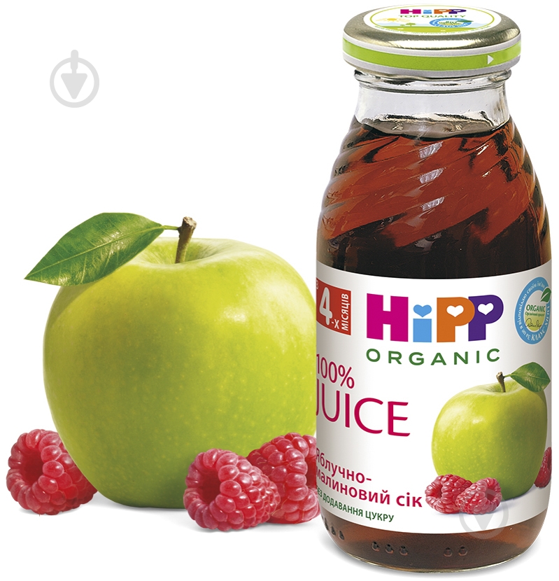 Сок Hipp Яблочно-малиновый 200 мл - фото 1 Сок Hipp Яблочно-малиновый 200 мл - фото 1