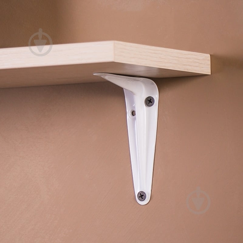 Кронштейн Larvij L77000WH практичний 75 х100 мм білий - фото 6