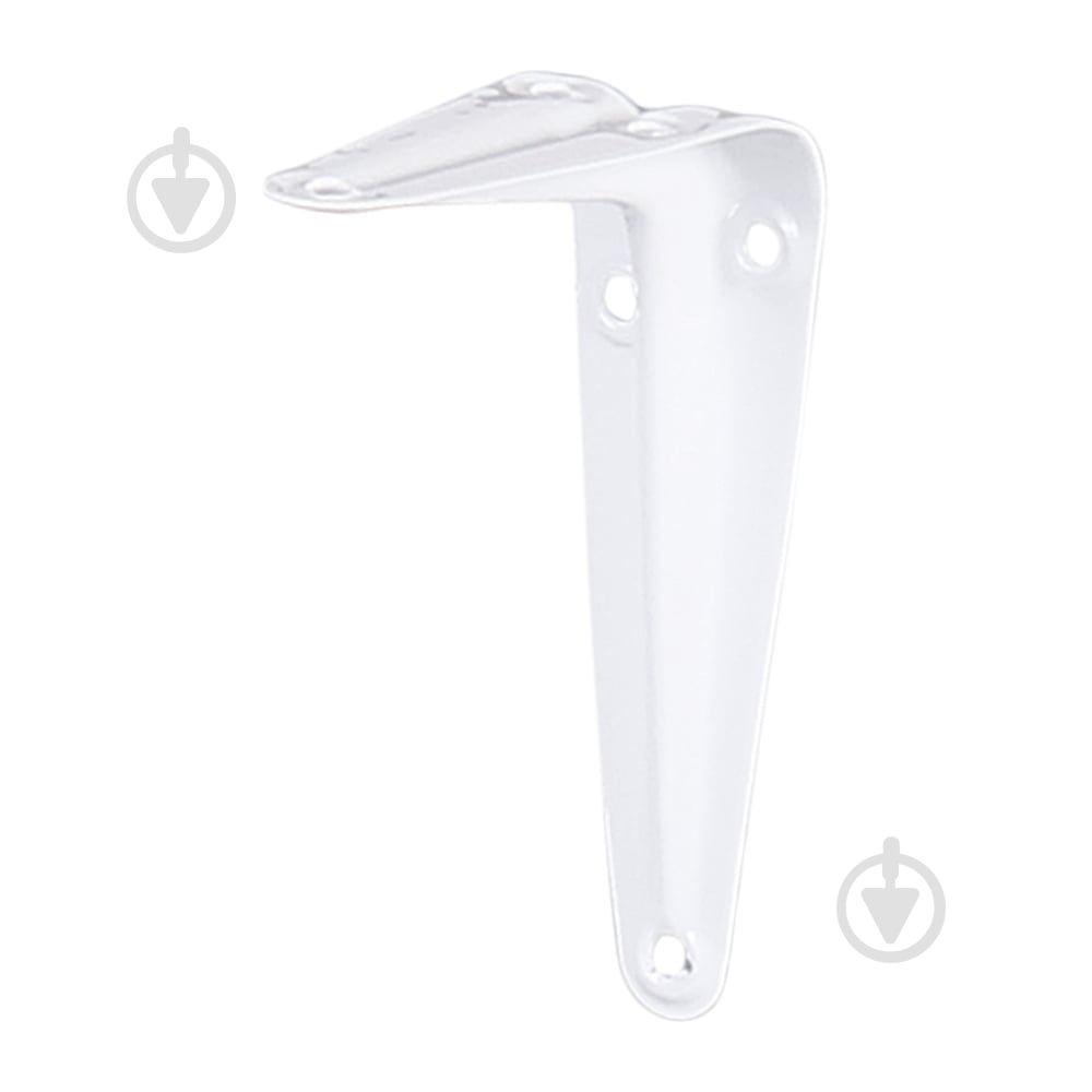 Кронштейн Larvij L77000WH практичний 75 х100 мм білий - фото 1