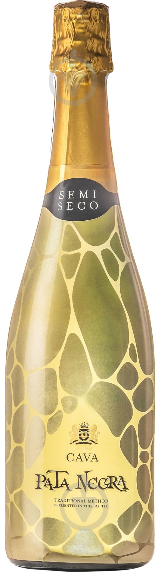 Вино игристое Pata Negra Cava Semi Seco полусухое белое 0,75 л - фото 1