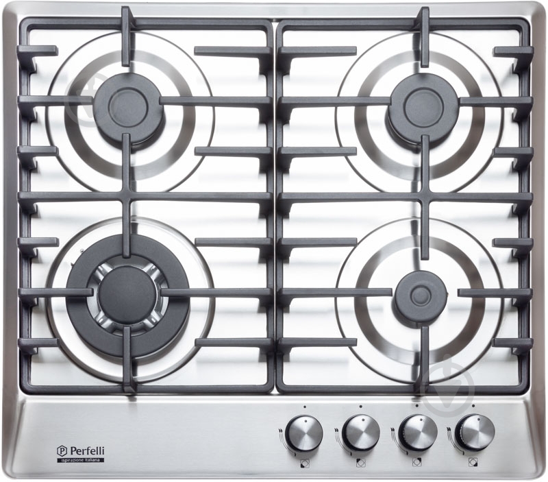 Варочная поверхность газовая Perfelli HGM 61690 I - фото 1 Варочная поверхность газовая Perfelli HGM 61690 I - фото 1