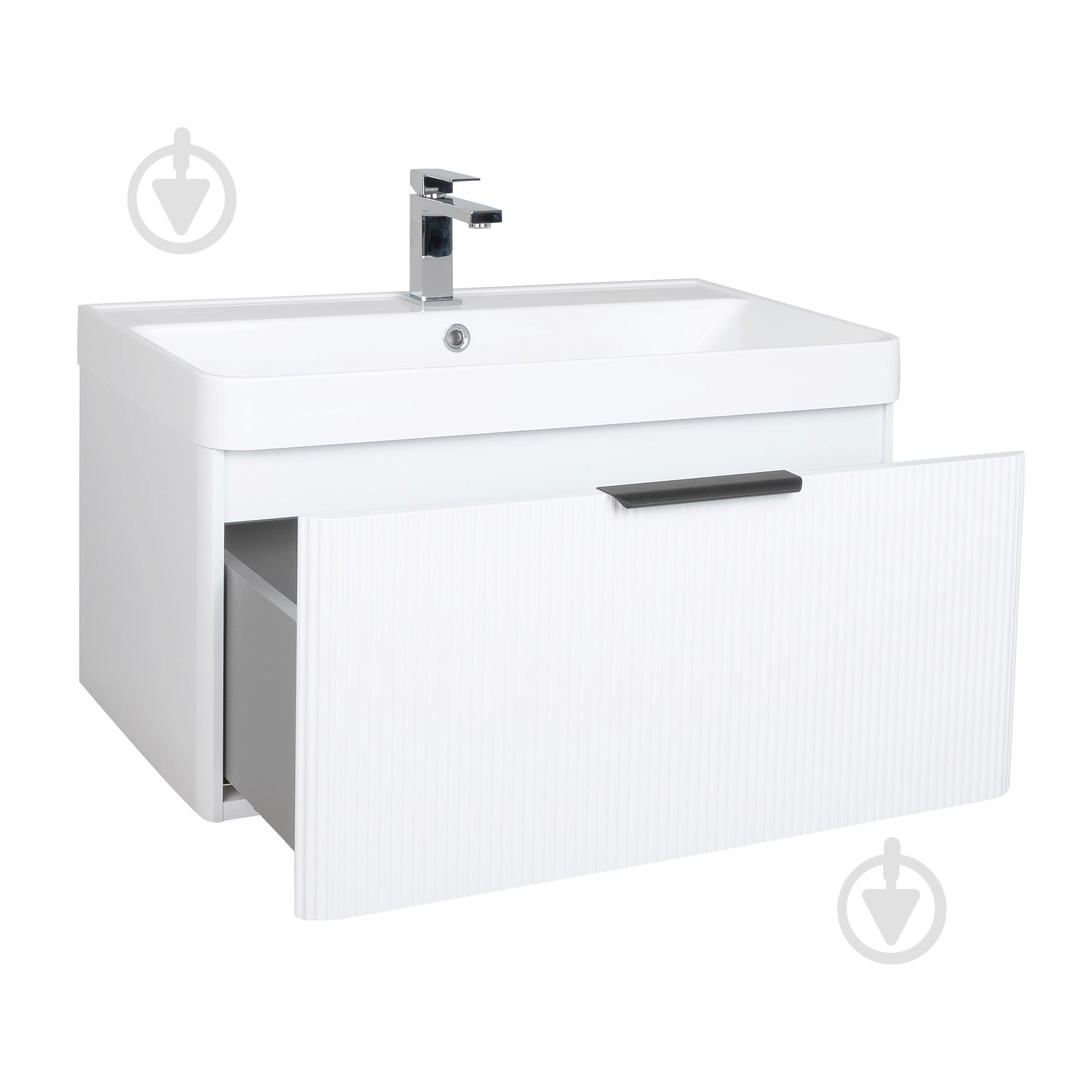 Тумба підвісна Aqua Rodos Frost White з умивальником Deep 75 см (АР000127941) - фото 2 Тумба підвісна Aqua Rodos Frost White з умивальником Deep 75 см (АР000127941) - фото 2