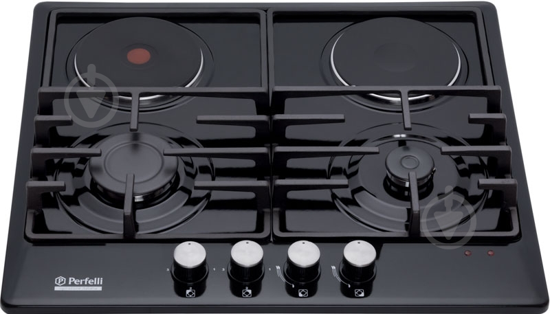 Варильна поверхня комбінована Perfelli HKM 62490 BL - фото 2