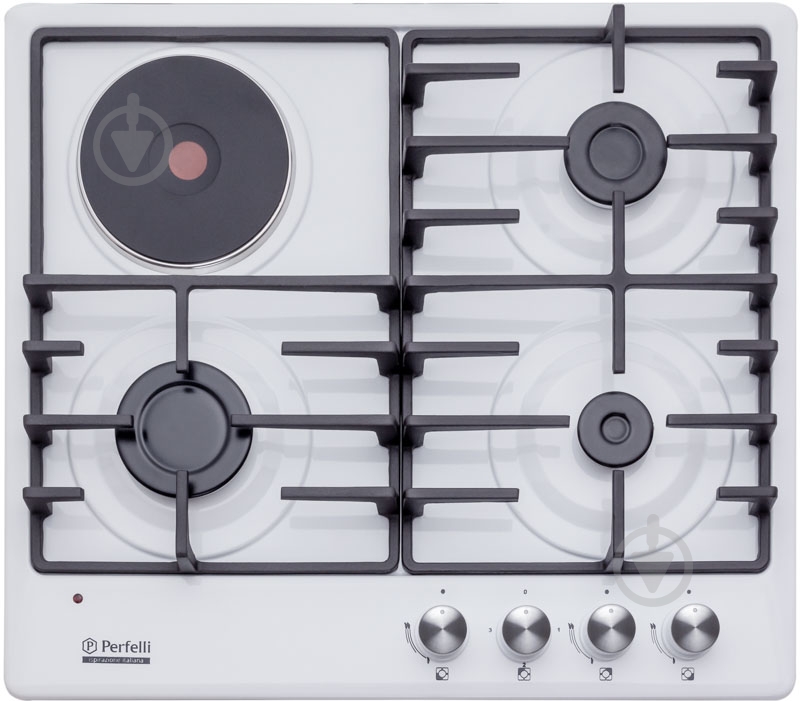 Варочная поверхность комбинированная Perfelli HKM 63490 WH - фото 1 Варочная поверхность комбинированная Perfelli HKM 63490 WH - фото 1