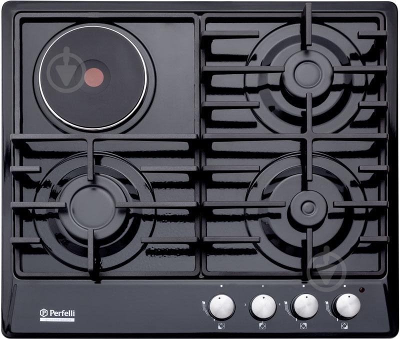 Варильна поверхня комбінована Perfelli HKM 63490 BL - фото 1