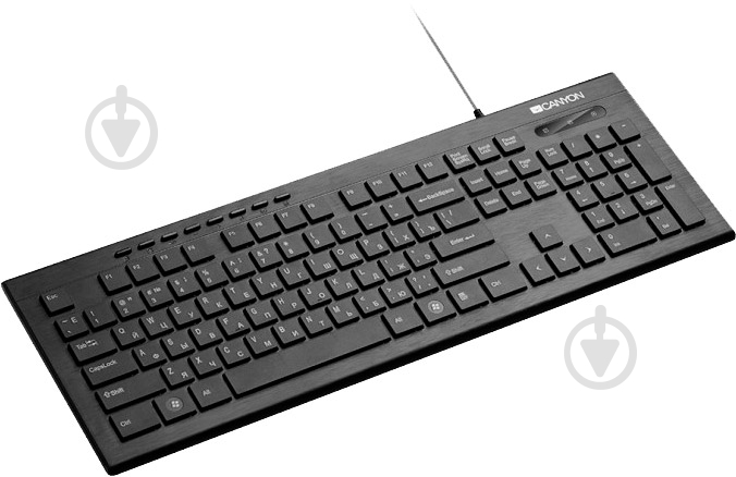 Клавиатура Canyon (CNS-HKB2-RU) black - фото 1 Клавиатура Canyon (CNS-HKB2-RU) black - фото 1