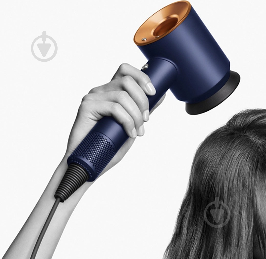Фен Dyson HD07 Supersonic Straight+Wavy Prussian Blue / Rich Copper - фото 6