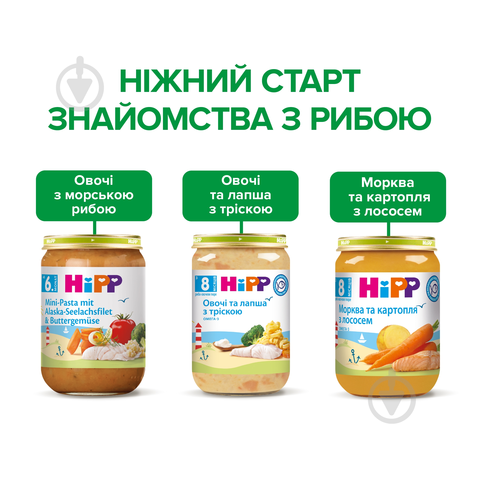 Пюре Hipp Рыбо-овощное "Овощи и лапша с треской", 220г - фото 7