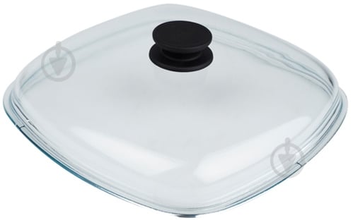 Крышка стеклянная Biol высокая квадратная 28 см КС280 - фото 1