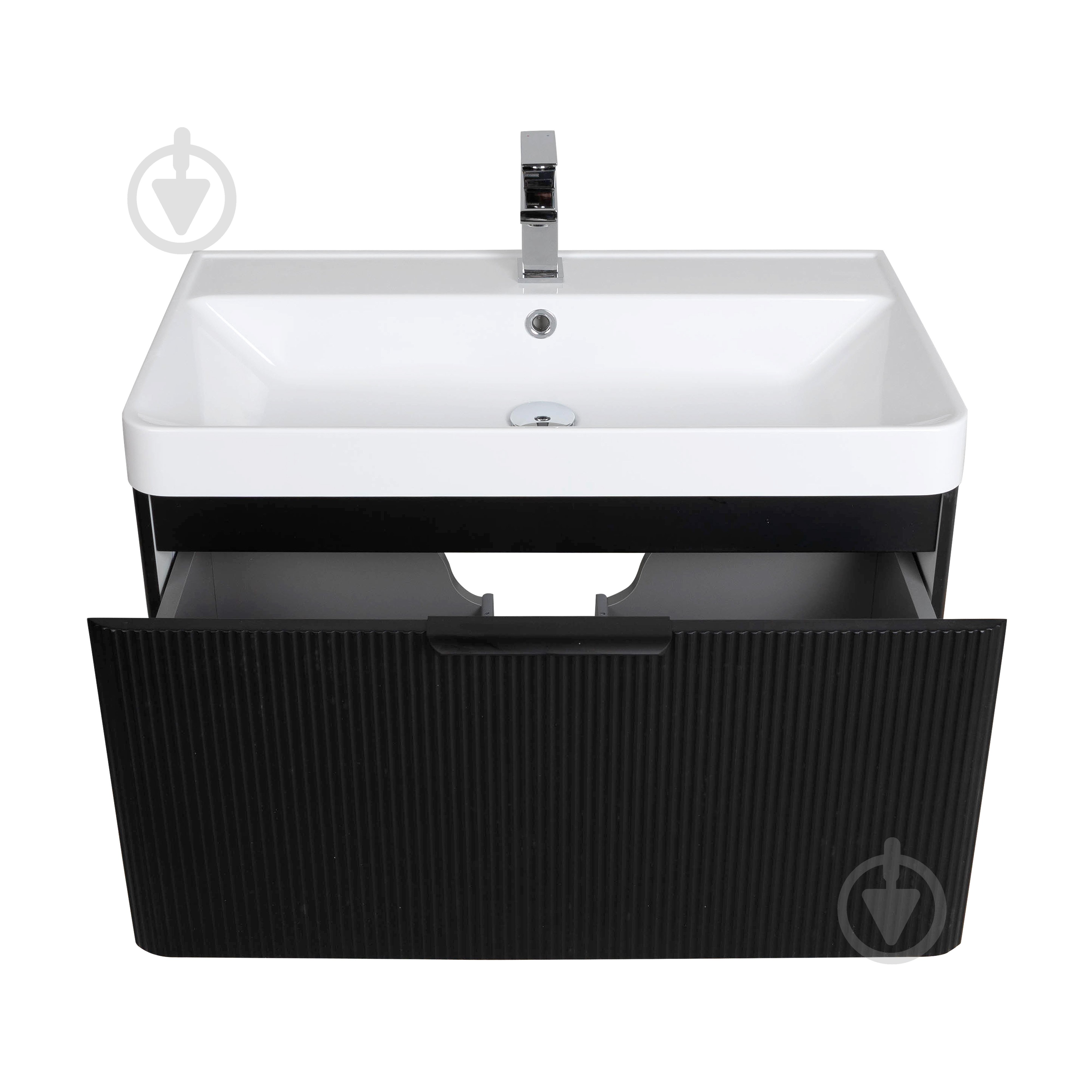 Тумба підвісна Aqua Rodos Frost Black з умивальником Deep 75 см (АР000127940) - фото 4 Тумба підвісна Aqua Rodos Frost Black з умивальником Deep 75 см (АР000127940) - фото 4