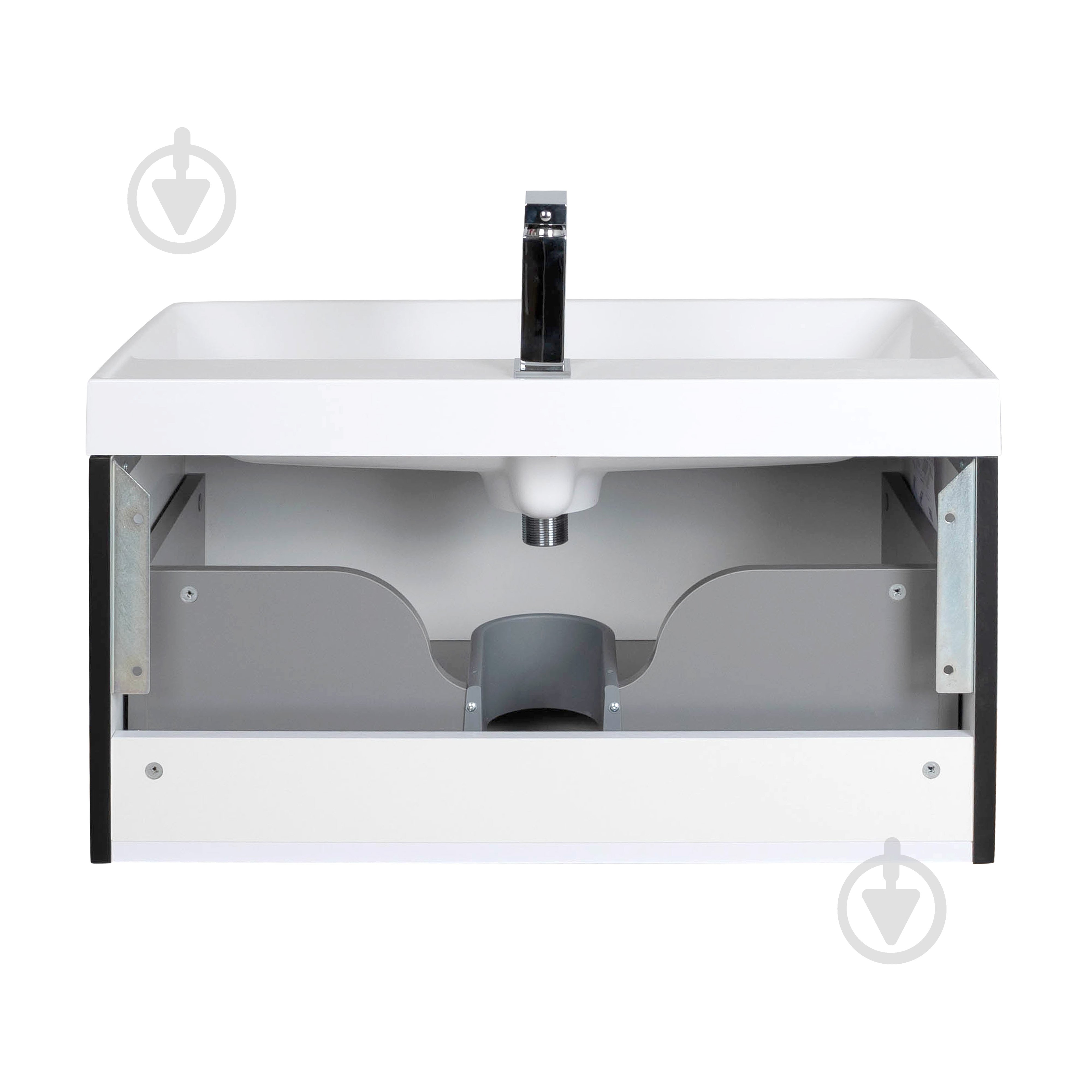 Тумба підвісна Aqua Rodos Frost Black з умивальником Deep 75 см (АР000127940) - фото 6 Тумба підвісна Aqua Rodos Frost Black з умивальником Deep 75 см (АР000127940) - фото 6