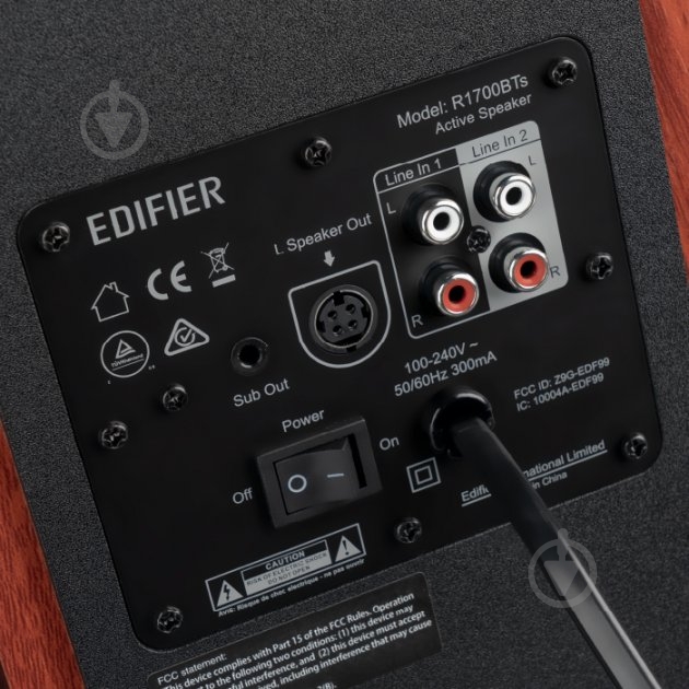 Акустическая система Edifier 2.0 brown R1700BTs 66W Bluetooth - фото 5