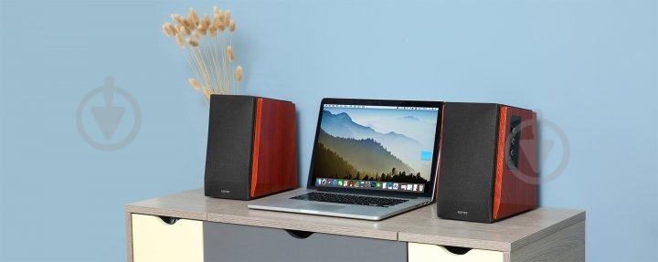 Акустическая система Edifier 2.0 brown R1700BTs 66W Bluetooth - фото 6