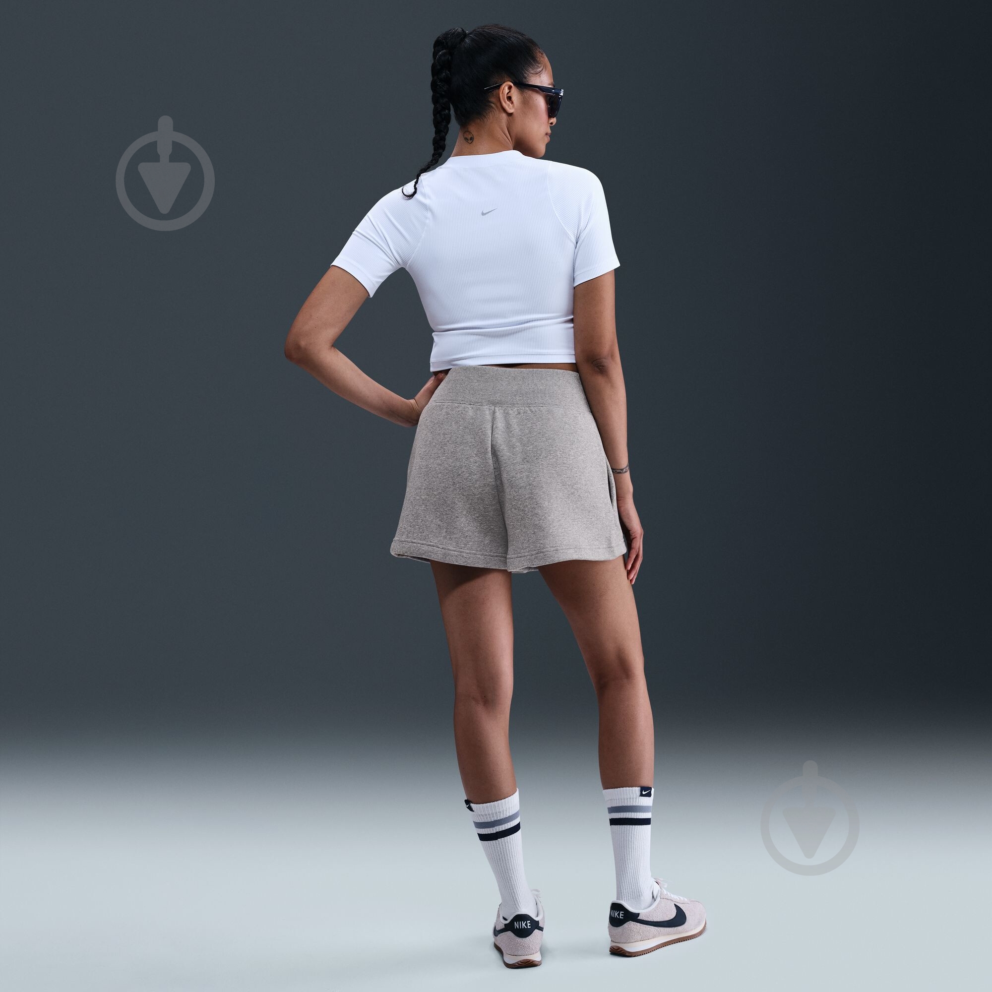 Шорты Nike W NSW PHNX FLC HR SHORT FD1409-063 р. L серый - фото 9 Шорты Nike W NSW PHNX FLC HR SHORT FD1409-063 р. L серый - фото 9