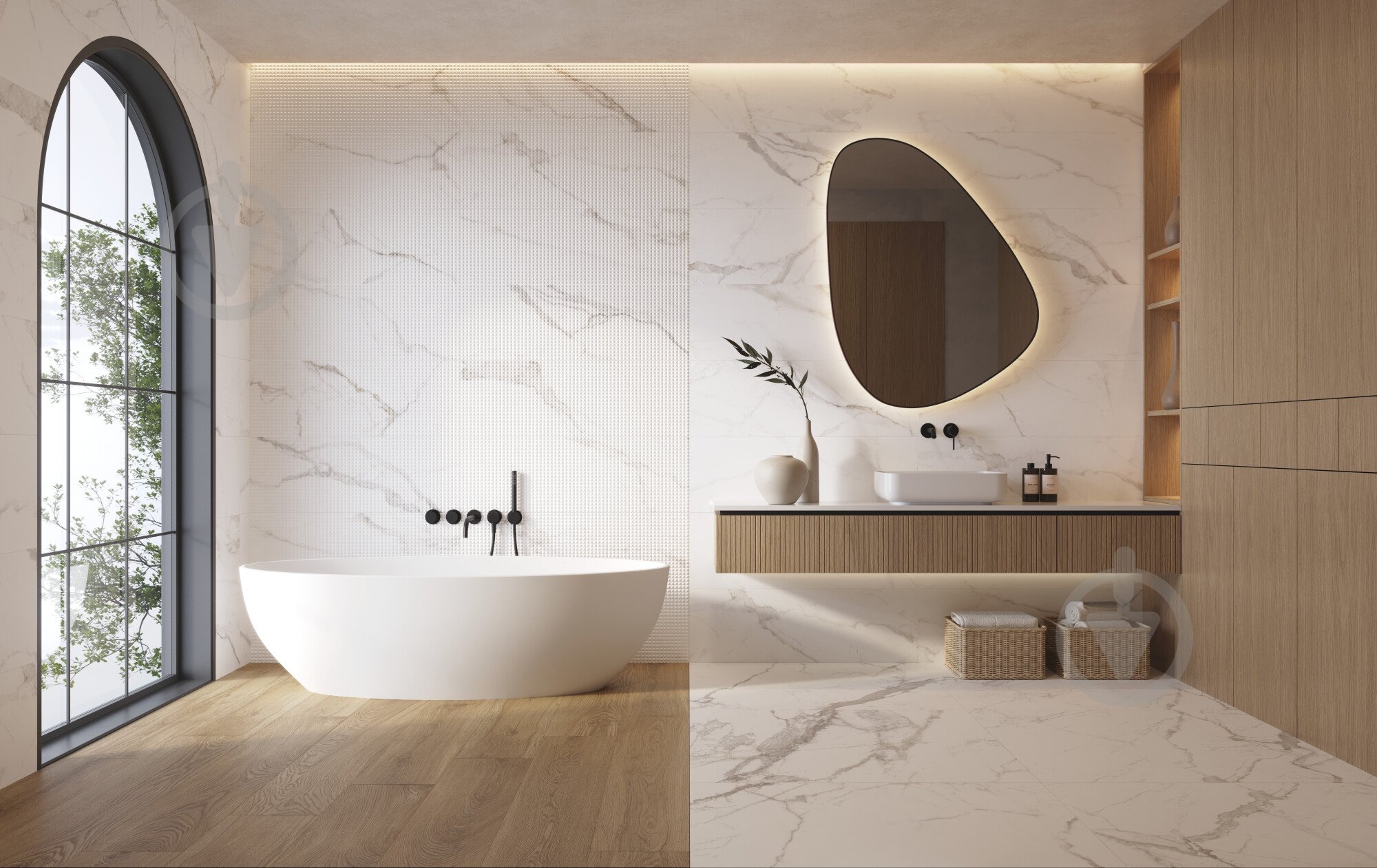 Плитка PERONDA Lumiere white SP R 100x180 см - фото 8 Плитка PERONDA Lumiere white SP R 100x180 см - фото 8