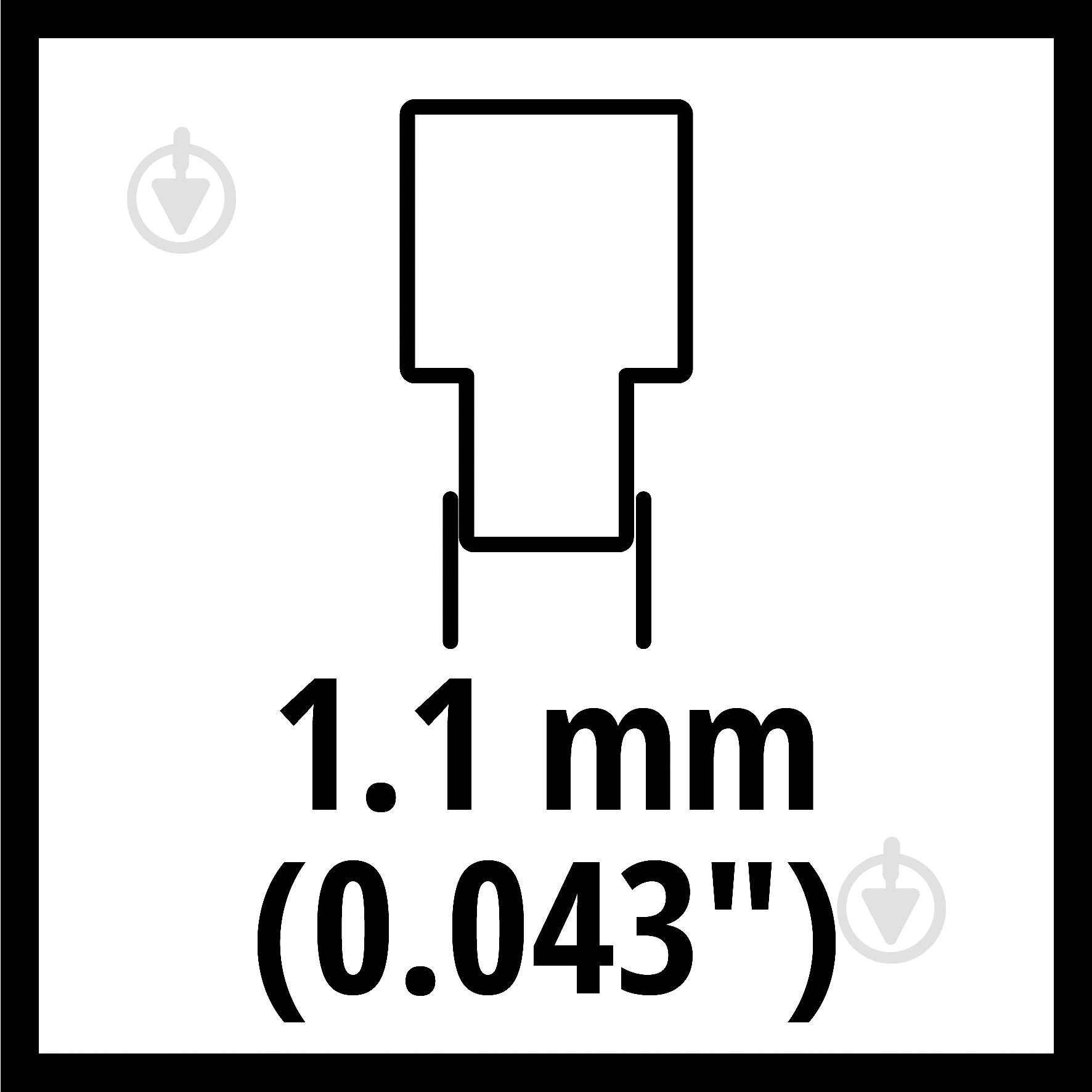 Ланцюг пильний Einhell 20 см, 1.1 мм, 32T, 7.62 мм 4501746 - фото 3