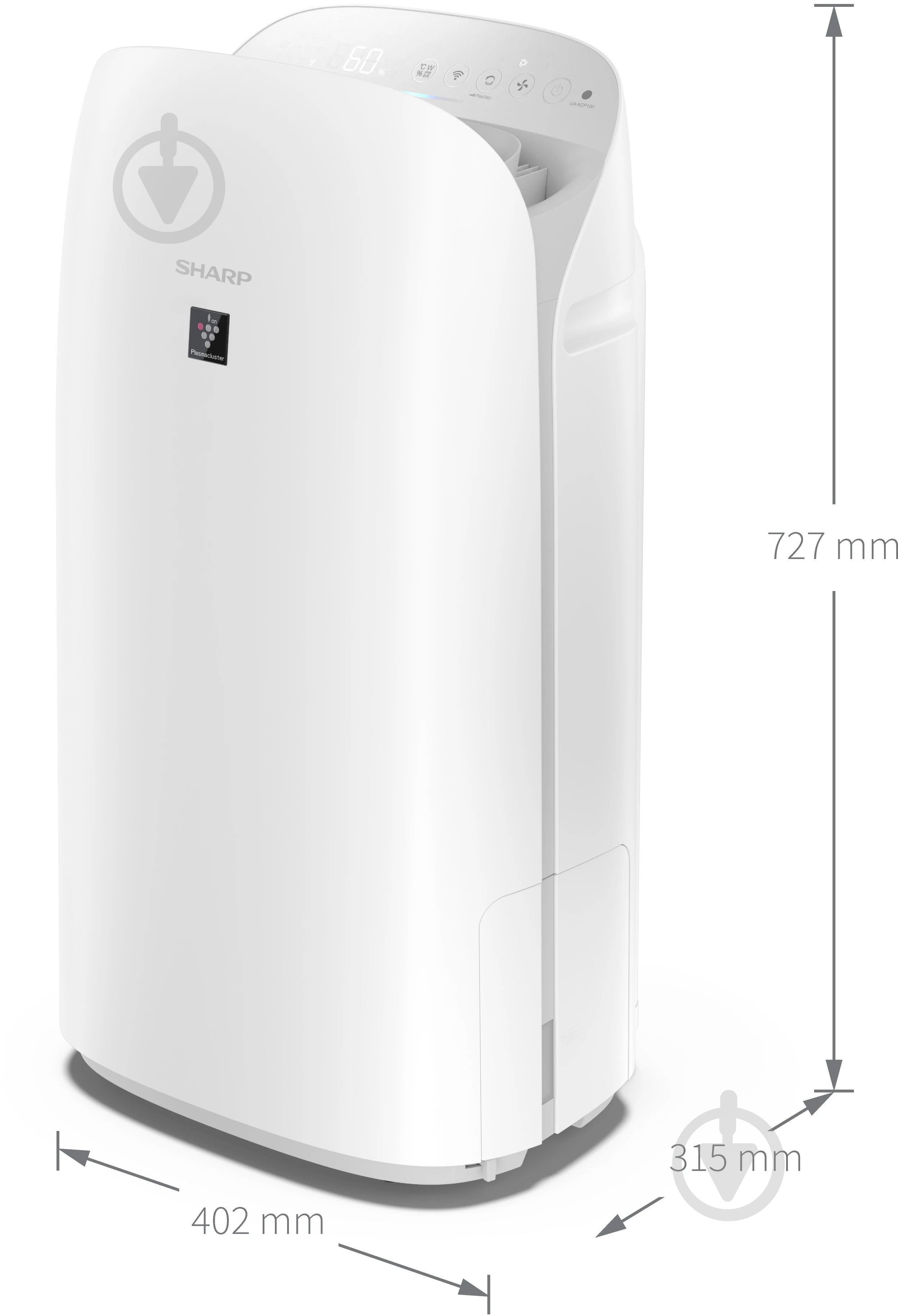 Очиститель воздуха Sharp UA-KCP100E-W - фото 8