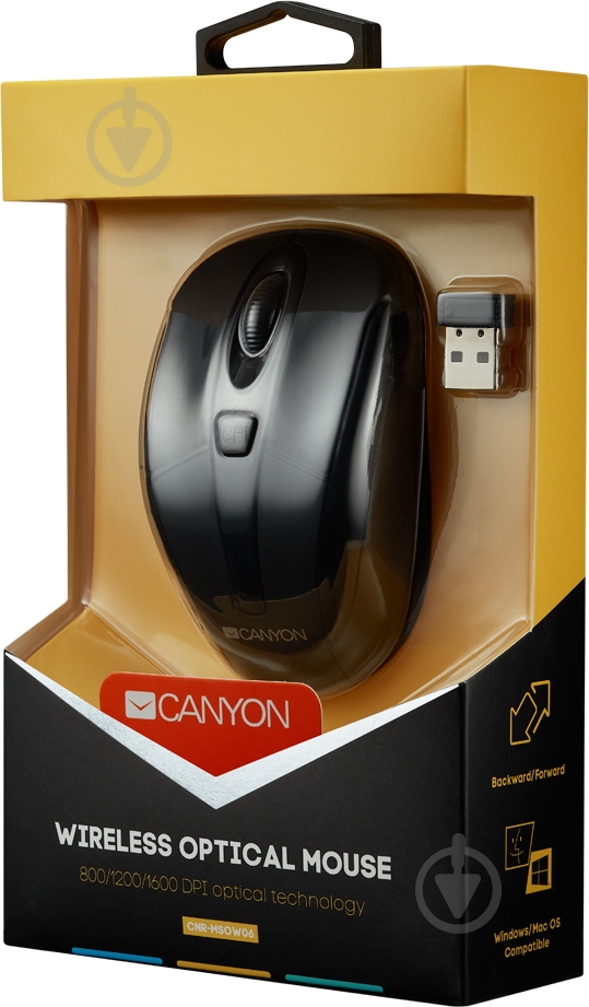 Миша Canyon CNR-MSOW06B black - фото 4