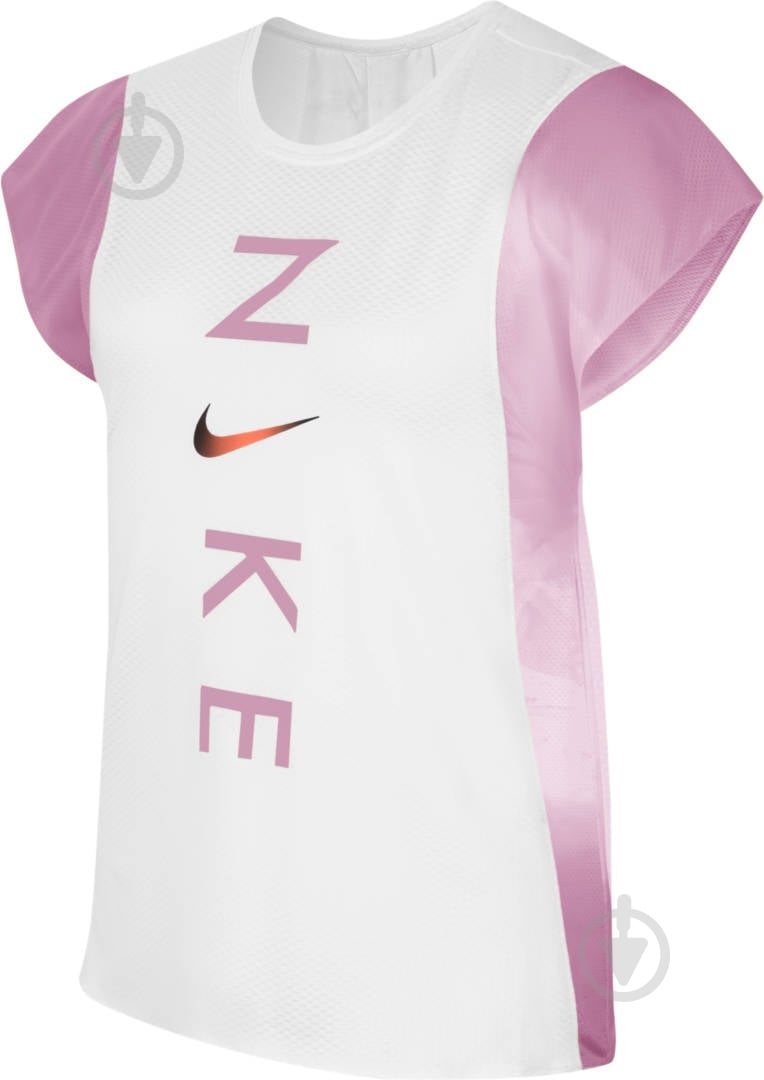 Футболка Nike G NK BREATHE INSTACOOL TOP CJ7691-693 р.XS розовый - фото 1