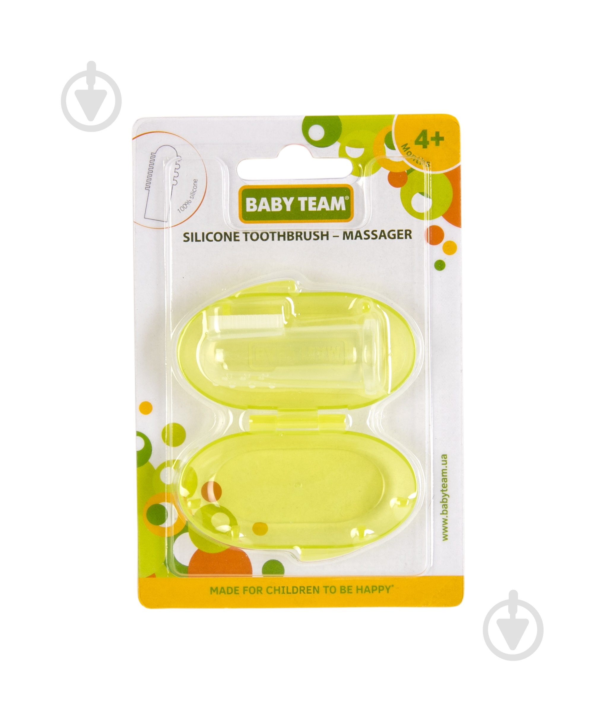 Дитяча зубна щітка Baby Team з контейнером в асортименті - фото 8